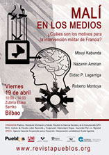 Bilbao, 19/04: Malí en los medios. ¿Cuáles son los motivos de la intervención militar de Francia?