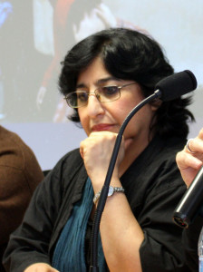 Nazanin Armanian. Bilbao, febrero de 2014. Fotografía: Ecuador Etxea.