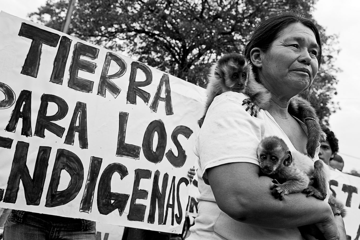 La población indígena paraguaya sigue reclamando sus tierras. La distribución del territorio es uno de los grandes problemas del país. (Jairo Marcos)