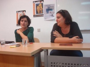 Silvia Pérez (izquierda) y Silvia de Gregorio (derecha). Fotografía: Enric Llopis.
