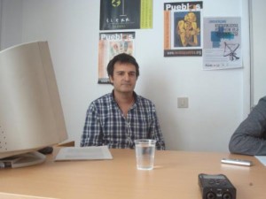 José Manzaneda, fotografiado por Enric Llopis. Donostia, octubre de 2014.