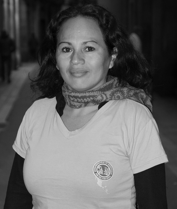 María Elena Alvarado fotografiada en Barcelona por Sonia Herrera.