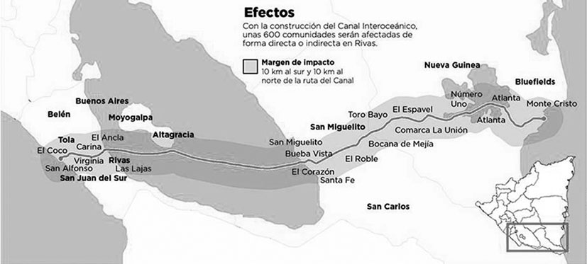 Mapa elaborado por el Centro Humbolt